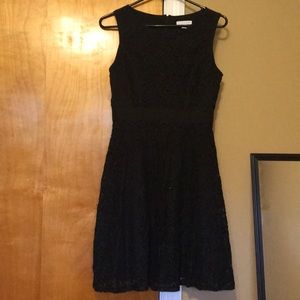 Black lace dress